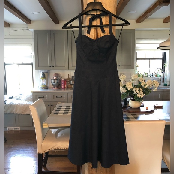 Retro “ Dirty Dancing” style soft denim dress - Picture 5 of 10
